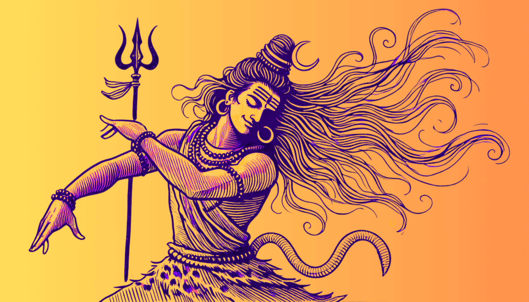 Lord Shiva Doing Tandava Dance