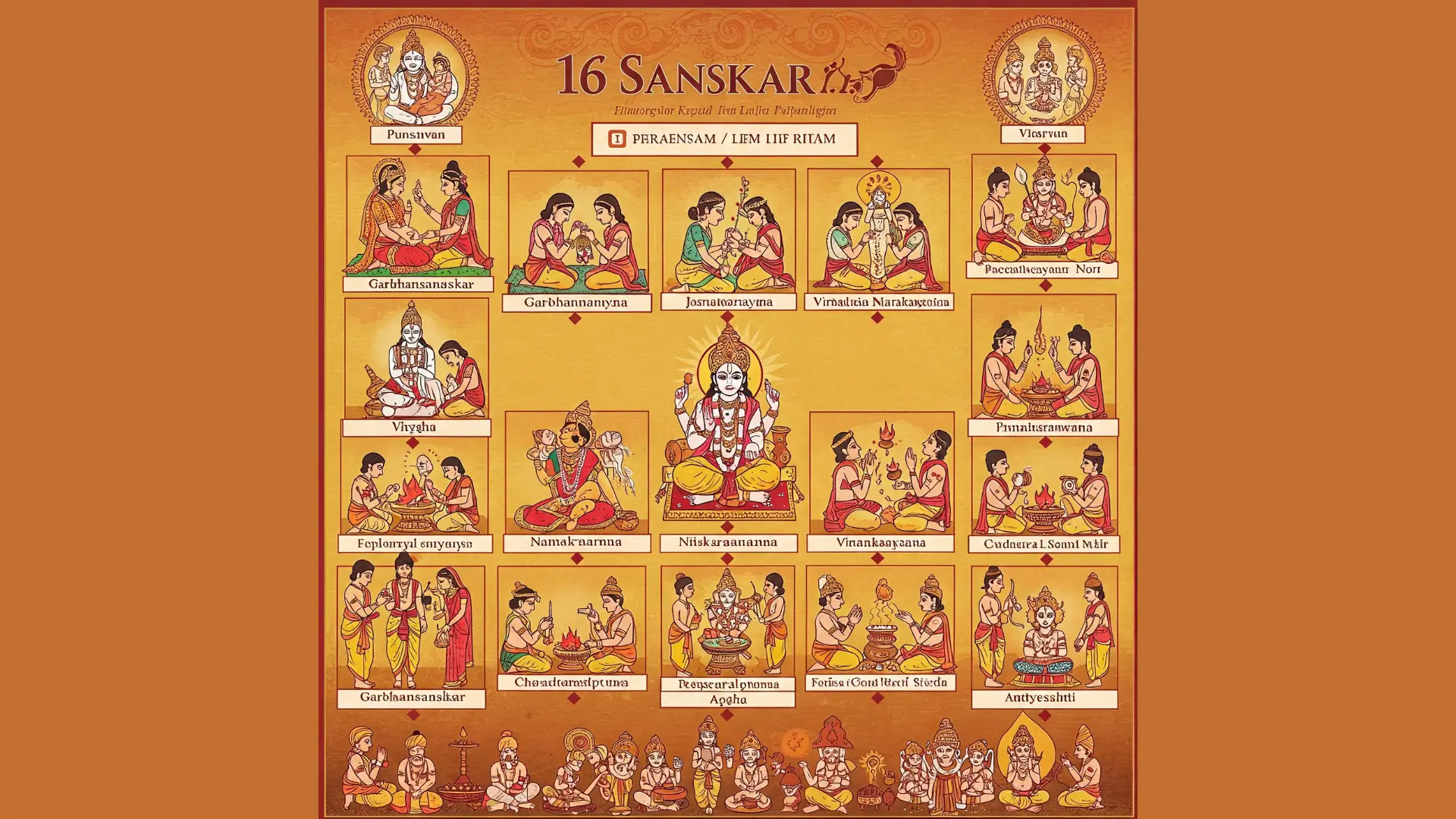 16 Sanskaras in Hinduism