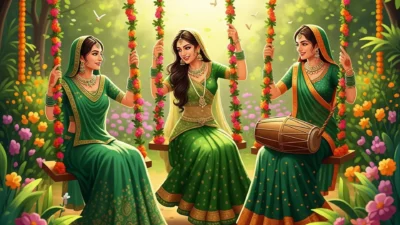 Hariyali Teej – हरियाली तीज 2025 कब है? जानिए शुभ मुहूर्त, पूजा विधि और व्रत कथा