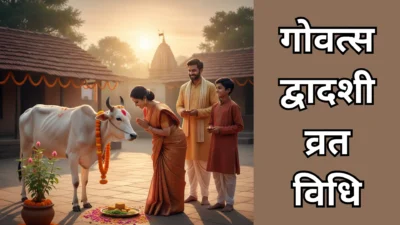 गोवत्स द्वादशी (Bach Baras) 2025 – पुत्र की लंबी आयु और सुख-समृद्धि के लिए अद्भुत व्रत