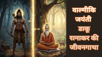 वाल्मीकि जयंती पर विशेष – कैसे बदल गई डाकू रत्नाकर की जिंदगी राम नाम के प्रभाव से?